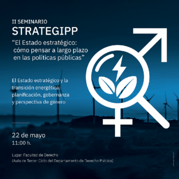 DETALLE CARTEL: El Estado estratégico y la transición energética: planificación, gobernanza y perspectiva de género